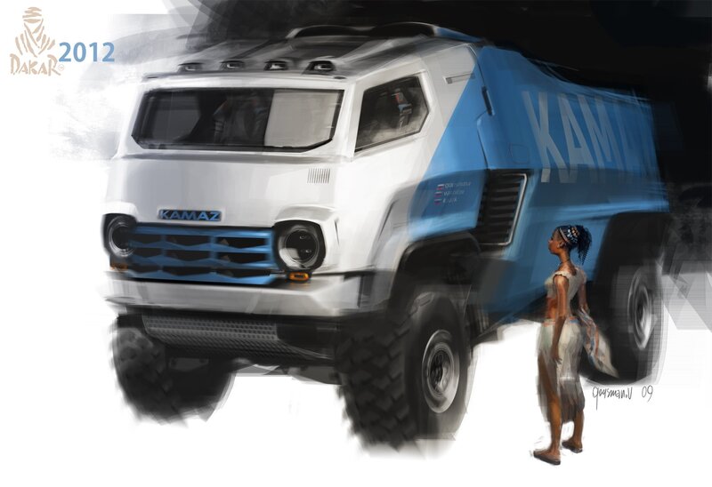 KAMAZ Dakar race truck concept