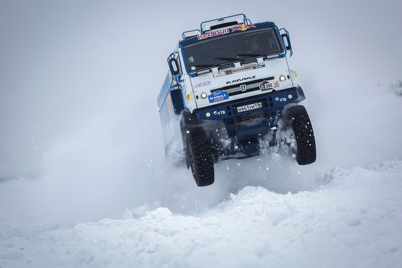 KAMAZ Rally Truck — White