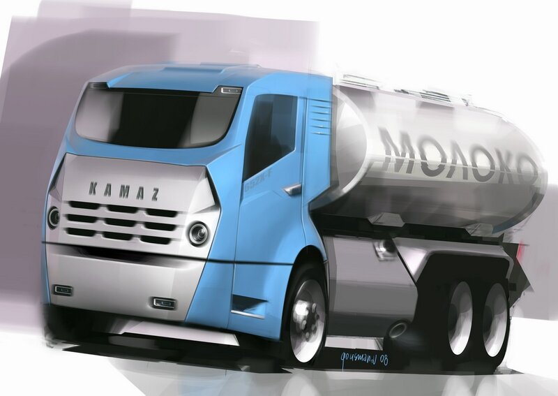 KAMAZ tanker truck concept