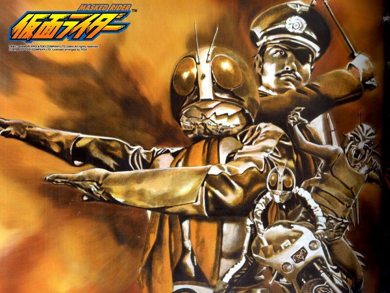 Kamen Rider artwork illustration