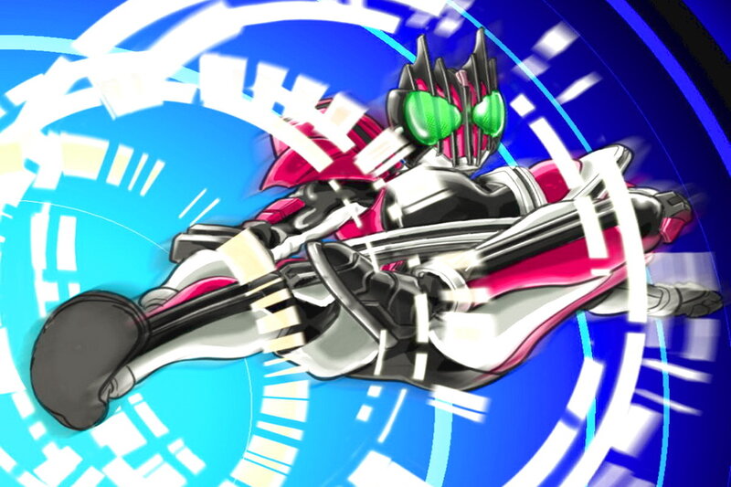 Kamen Rider in action