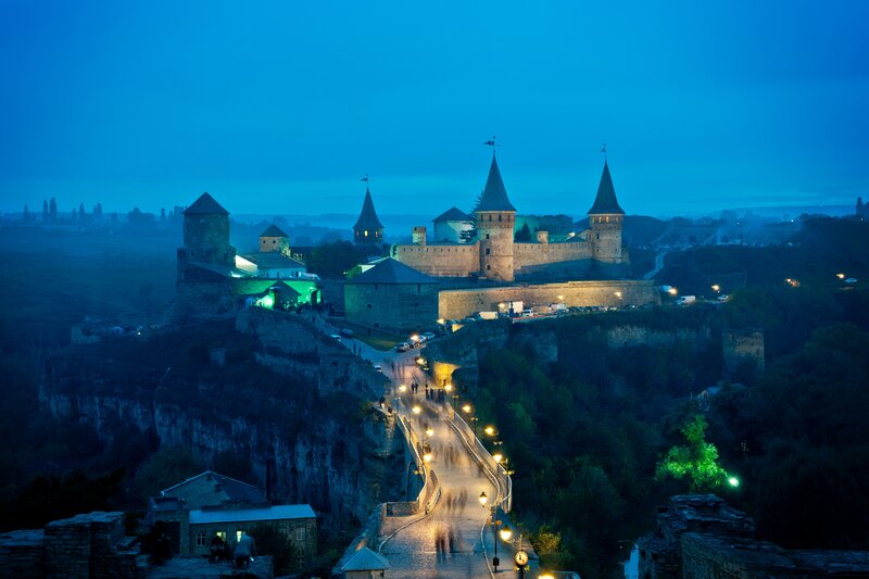 Kamenets-Podolsky Castle — Blue