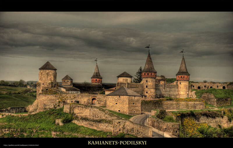 Kamianets-Podilskyi Castle — Gray