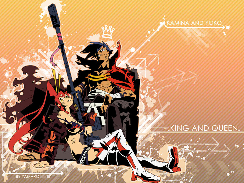 Kamina and Yoko: King and Queen