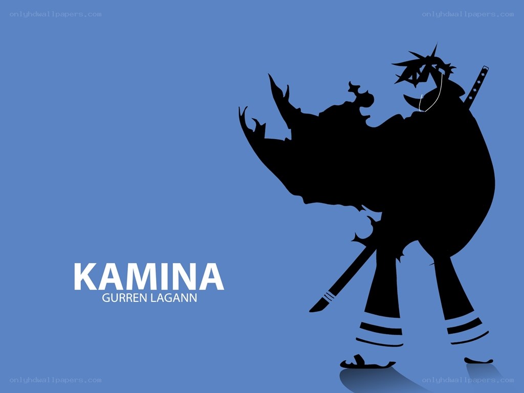 Kamina character silhouette
