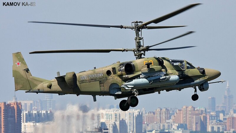 Kamov Ka-52 Helicopter
