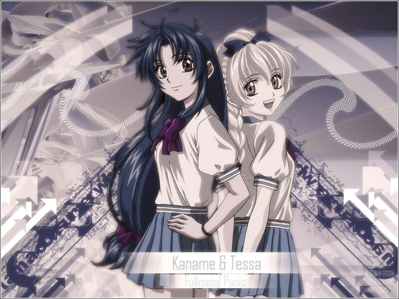 Kaname and Tessa from Fullmetal Panic
