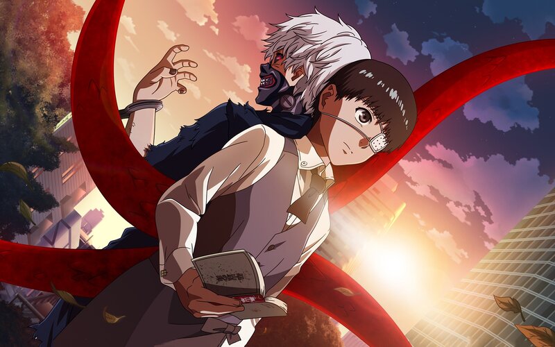 Kaneki Ken with Ghoul
