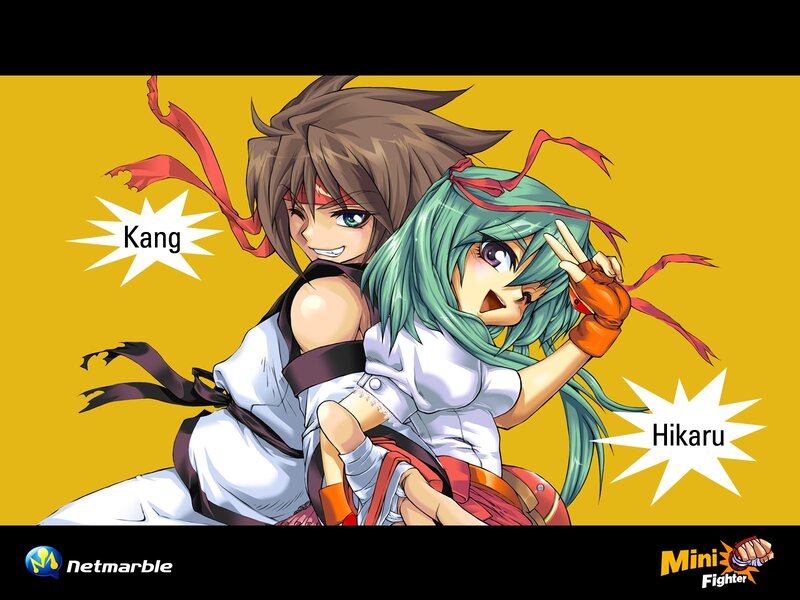 Kang and Hikaru from Mini Fighter