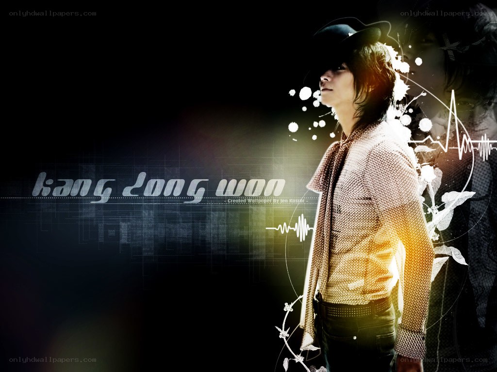Kang Dong Won portrait wallpaper