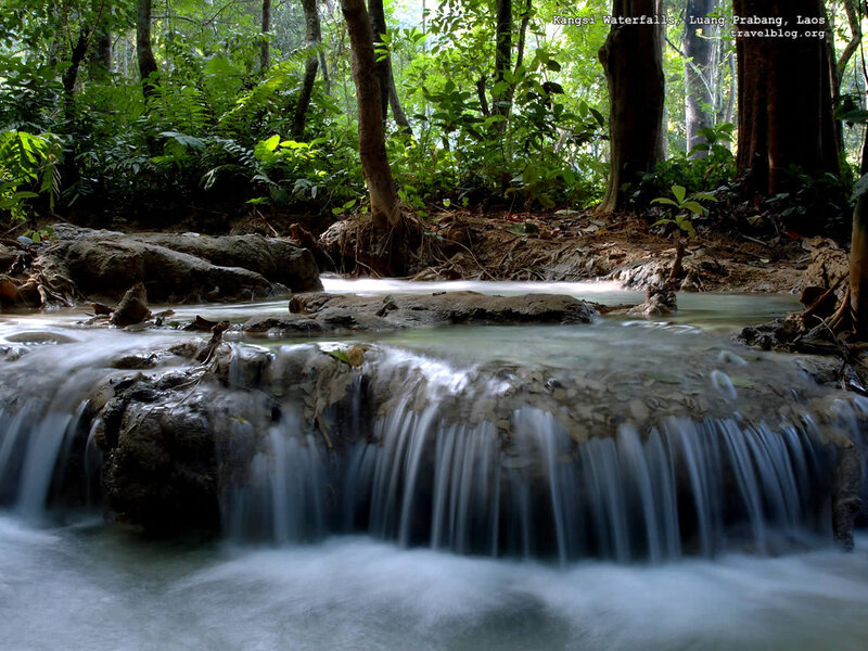 Kangsi Waterfalls in Laos