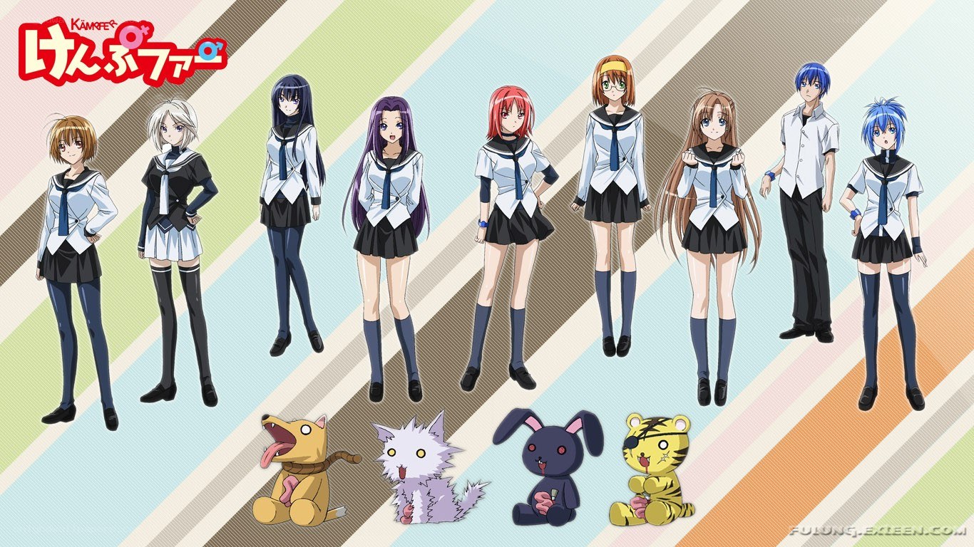 Kannagi anime character lineup
