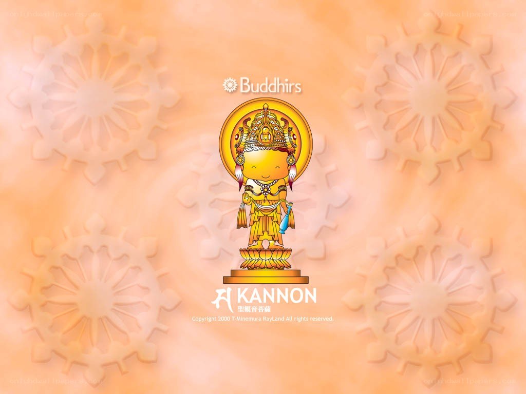Kannon Buddha character art