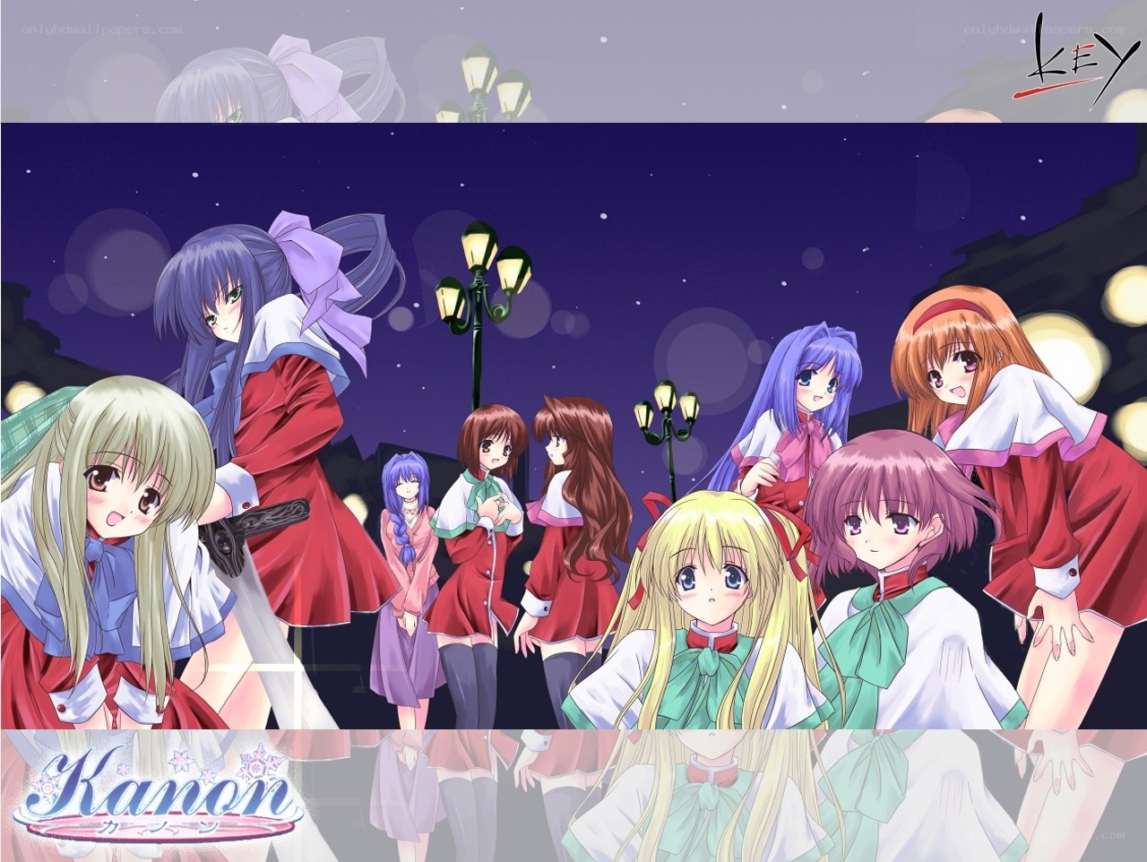 Kanon anime character group