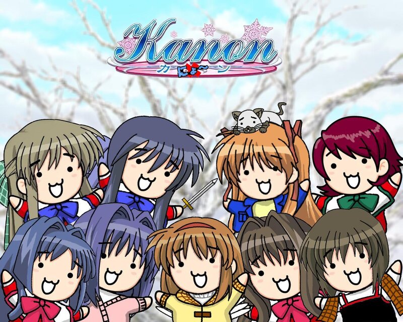 Kanon anime character group