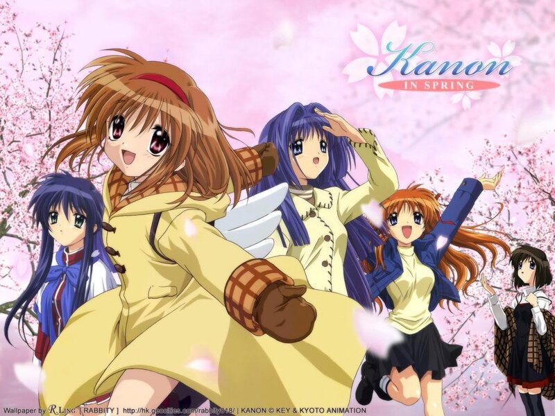 Kanon in Spring anime art