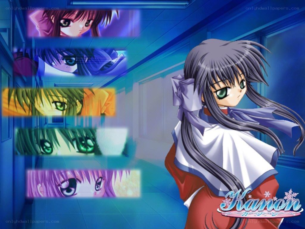 Kanon visual novel scene