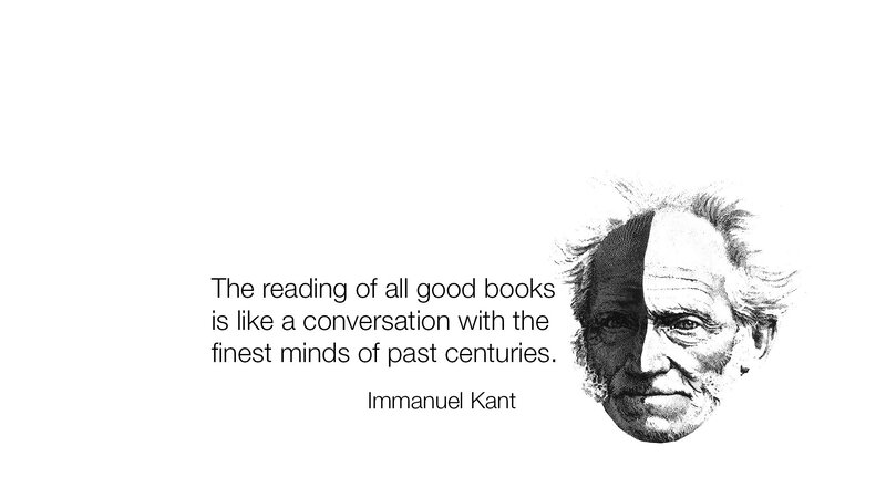 Kant quote on reading