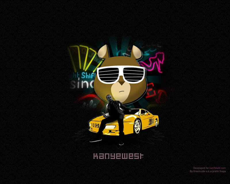 Kanye West themed digital art