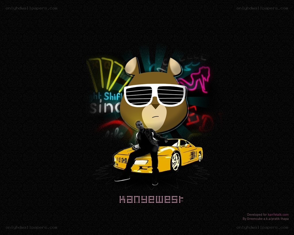 Kanye West themed digital art