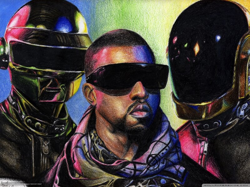 Kanye West with Daft Punk