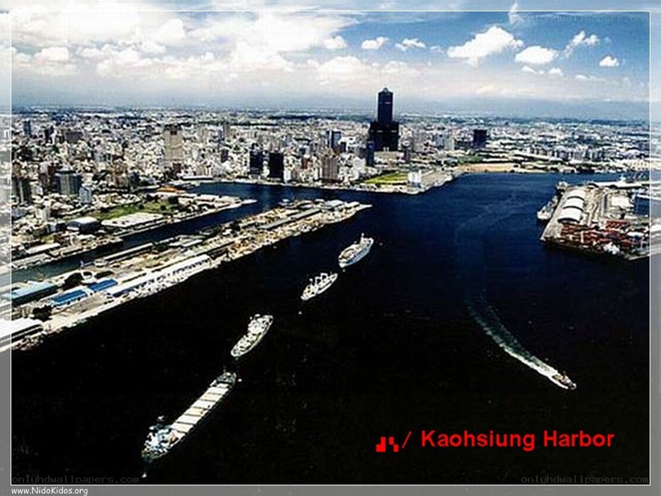 Kaohsiung Harbor aerial view
