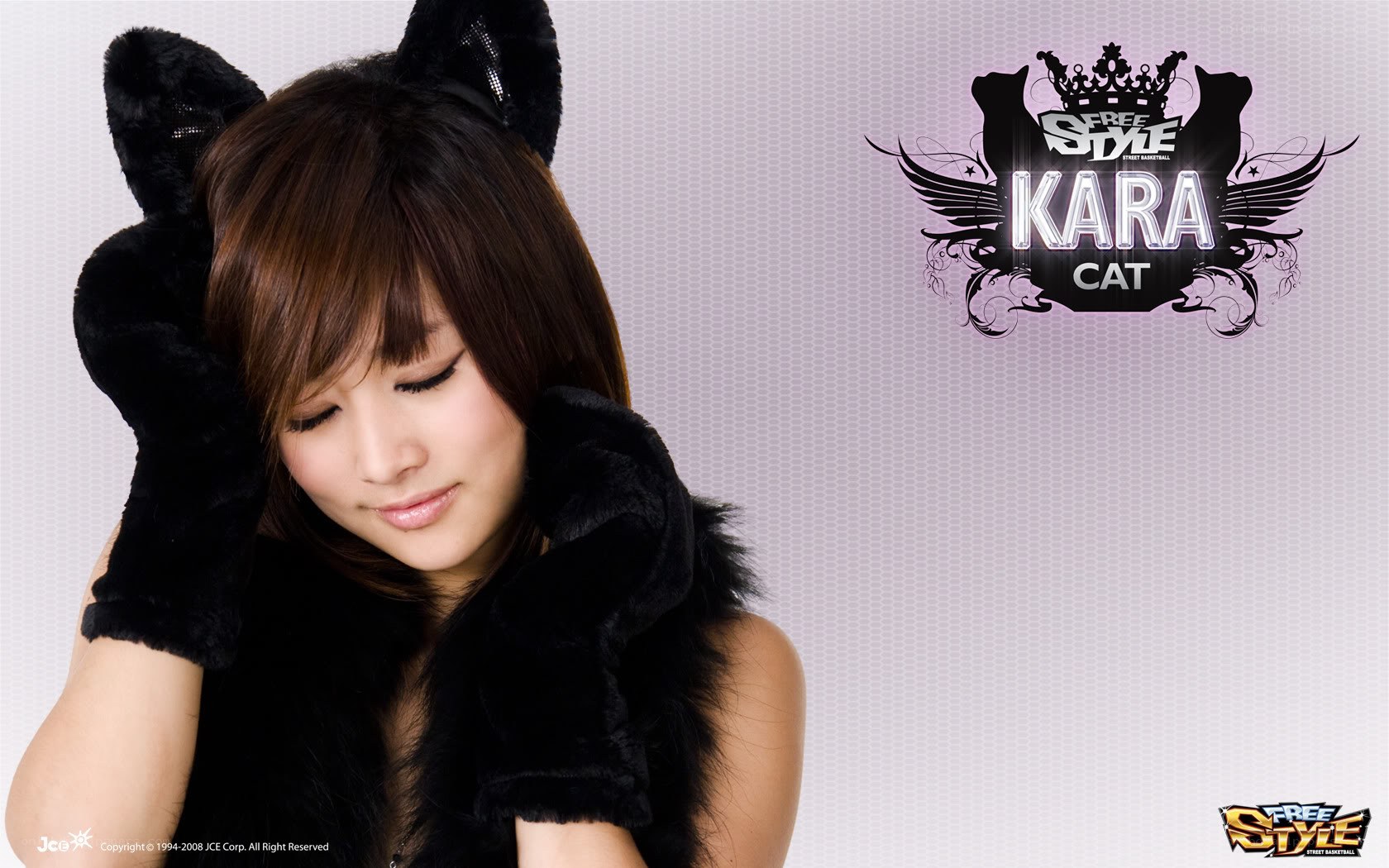 Kara in a cat costume