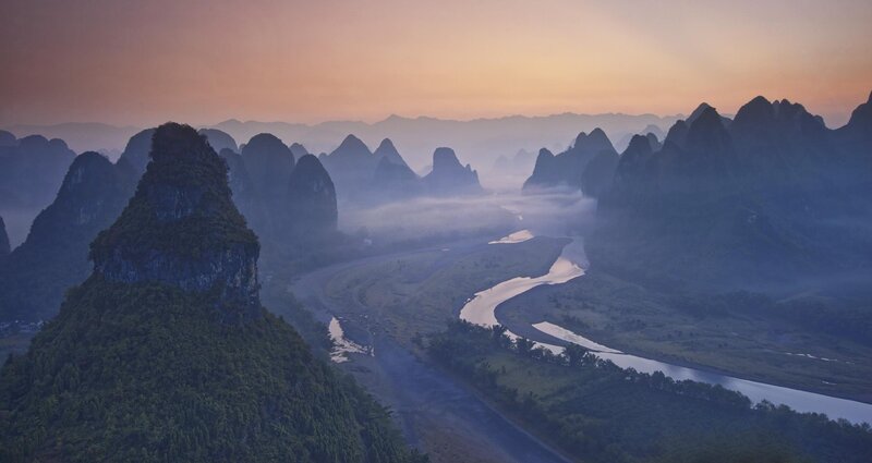 Karakteristic landscape of Guilin