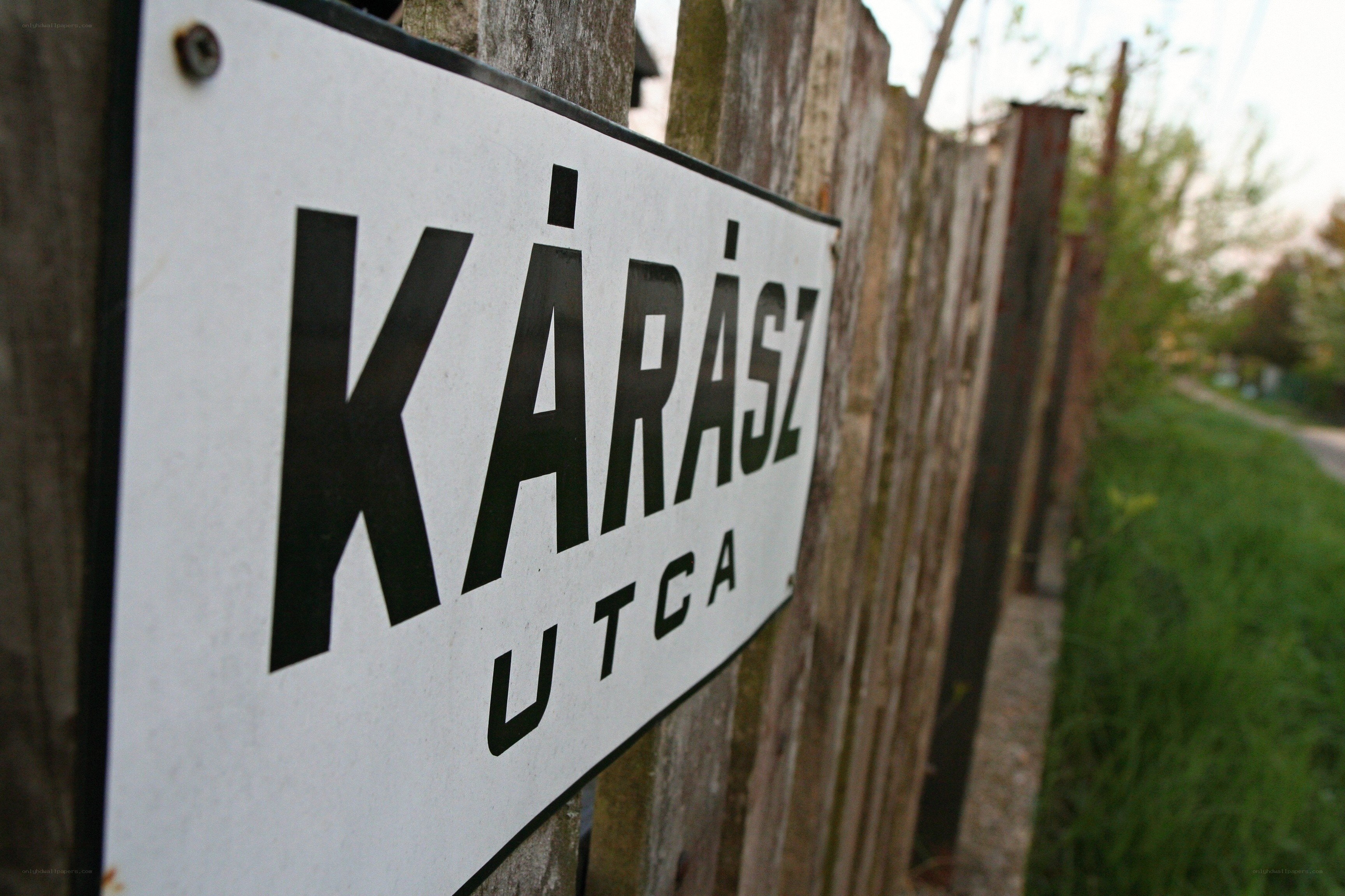 Karasz Street Sign