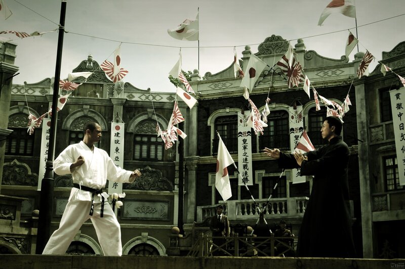 Karate duel in Japanese-occupied China