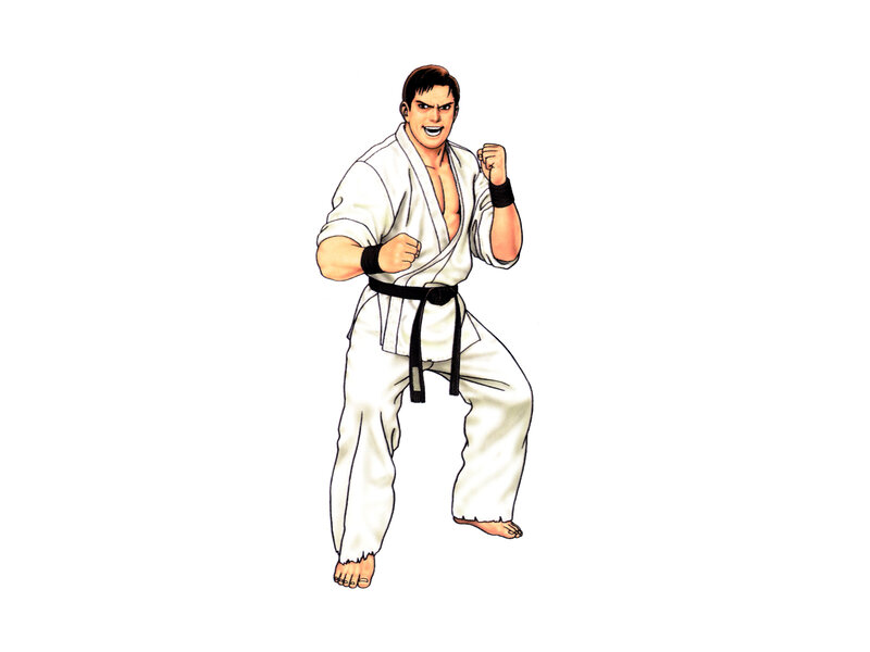 Karate Fighter in Uniform