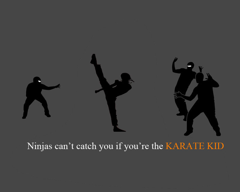 karate kid vs ninjas
