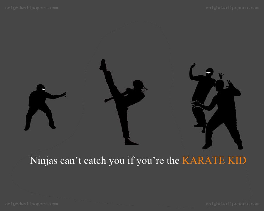 karate kid vs ninjas