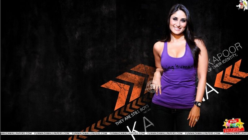 Kareena Kapoor in purple tank top