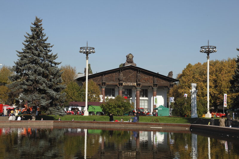 Karelia pavilion at an outdoor event