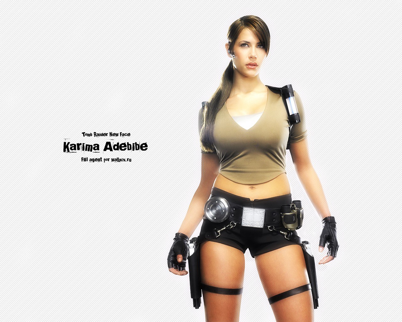 Karima Adebibe as Tomb Raider