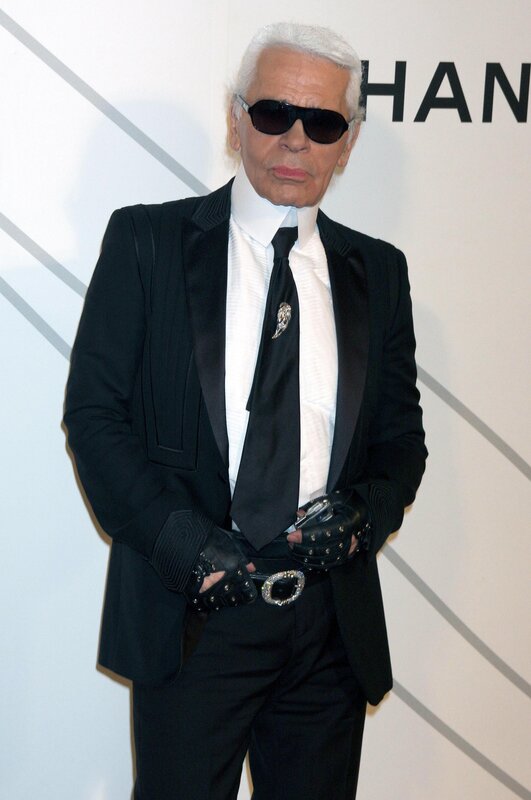 Karl Lagerfeld at an event