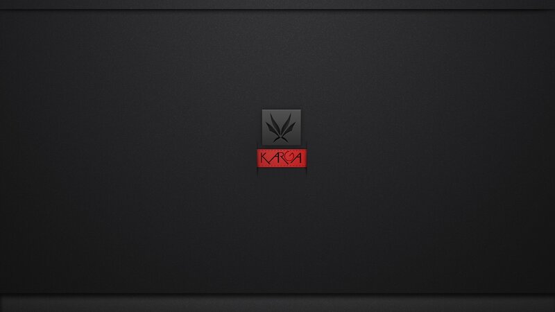 KarOA logo on black background