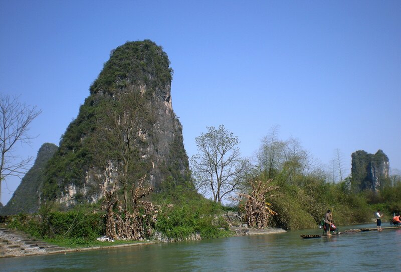Karst Formation by River