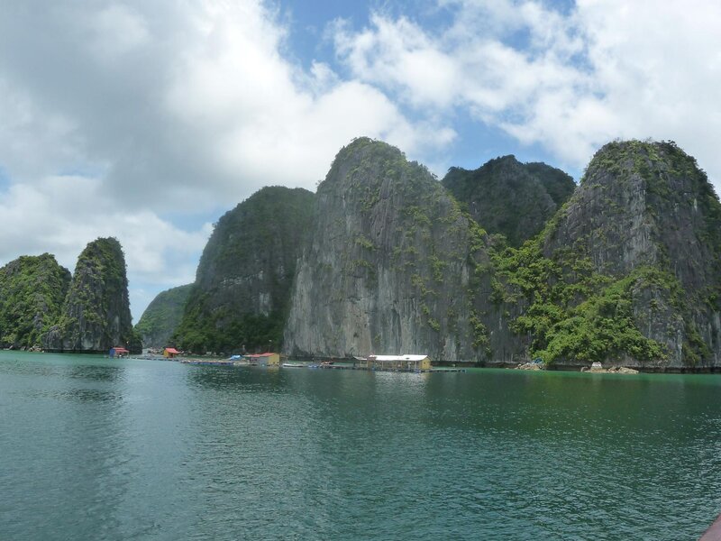 karst islands in a bay