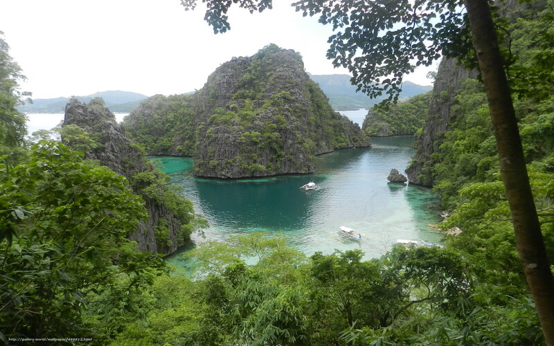 Karst Islands in Turquoise Water
