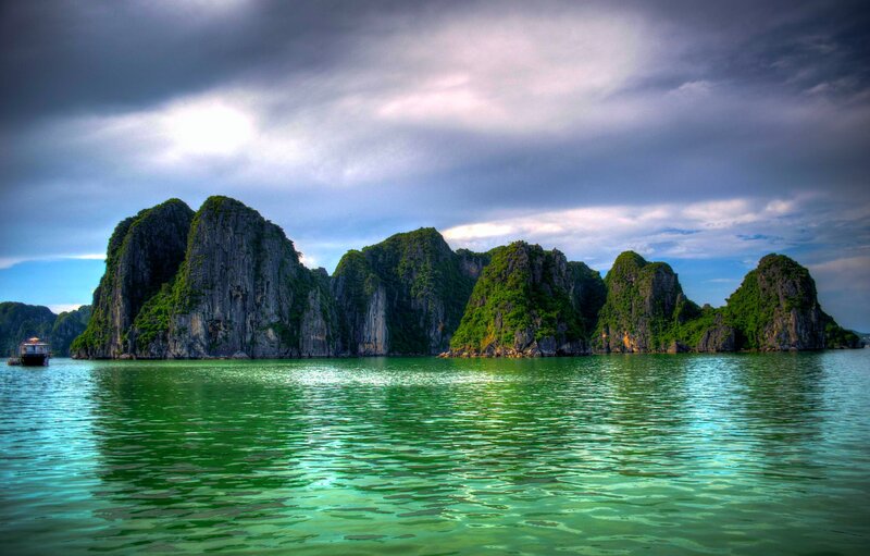 Karst Limestone Islands — Green, Dramatic