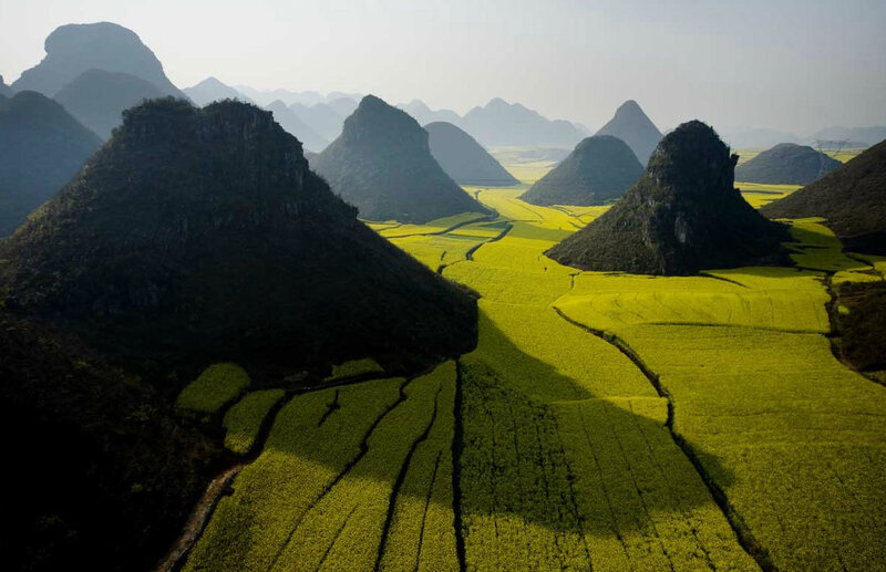 Karst Mountains and Fields