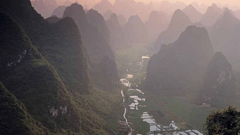 Karst Mountains Valley