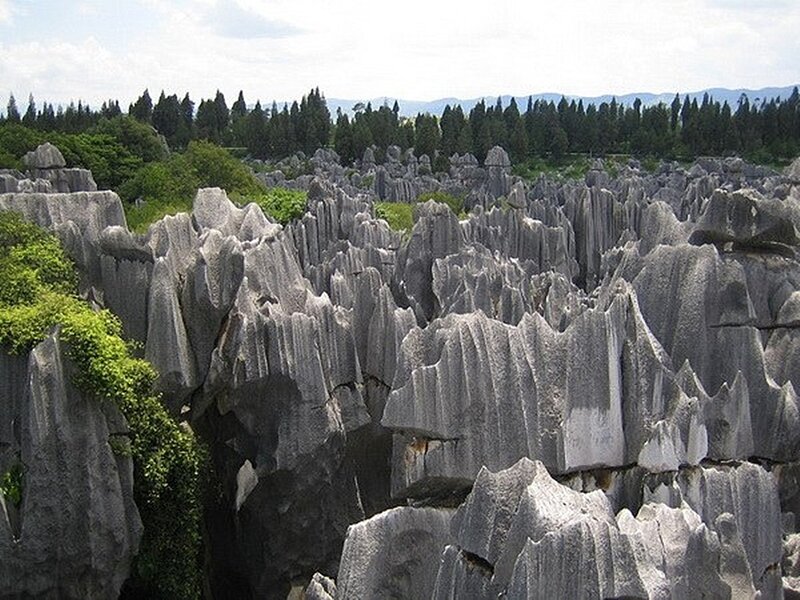 Karst Rock Formations — Gray