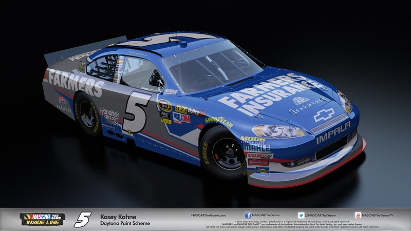 Kasey Kahne's Daytona Paint Scheme