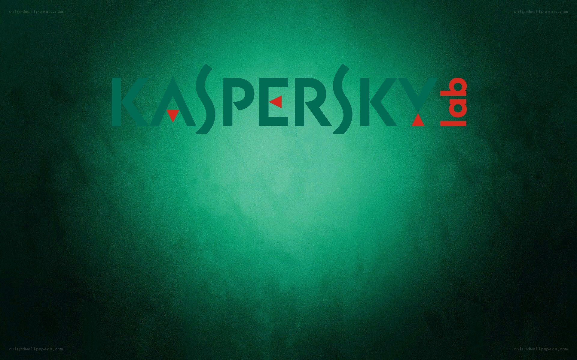 Kaspersky Lab logo on green background