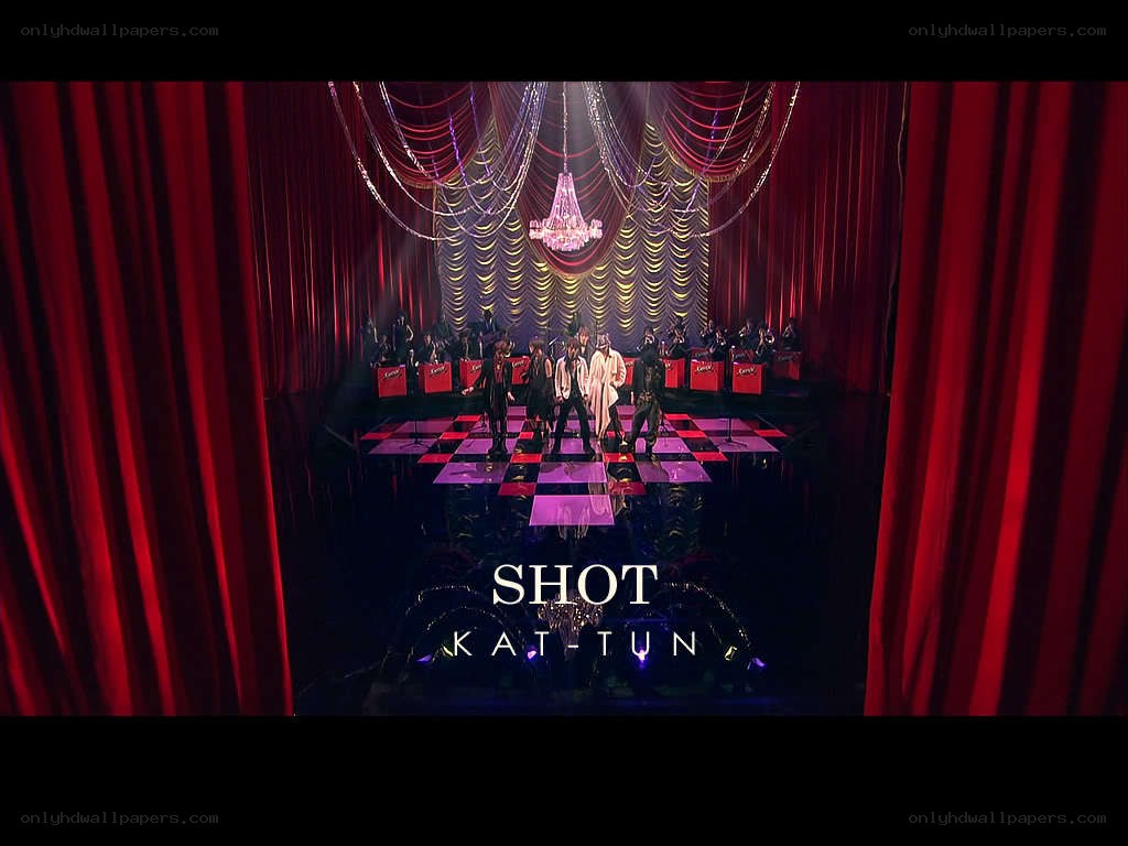 KAT-TUN performing on stage