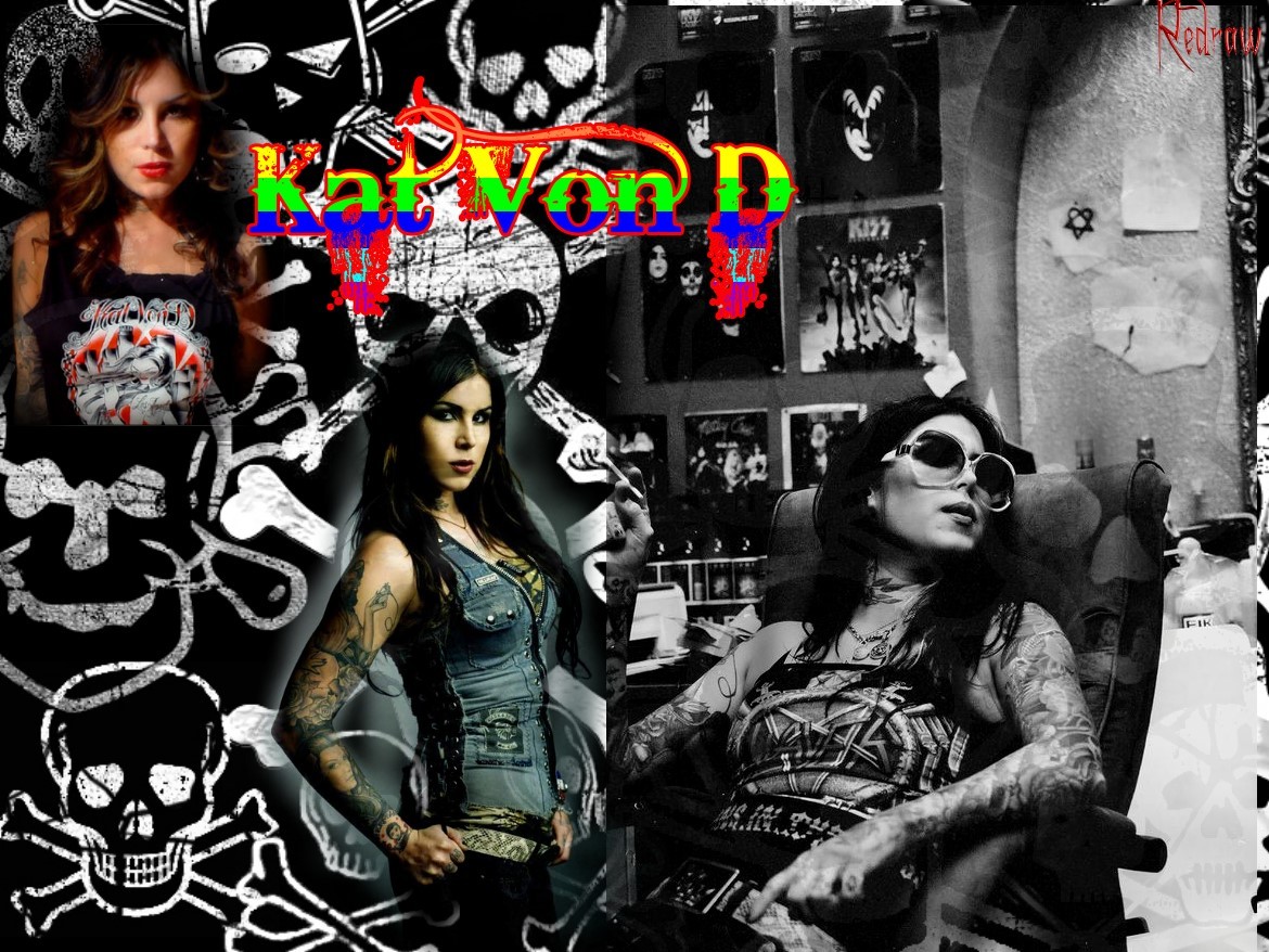 Kat Von D collage