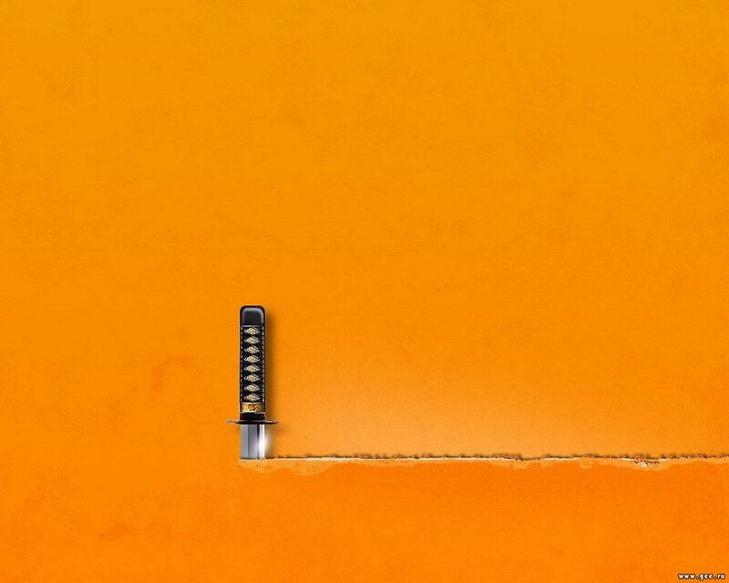 Katana in Orange Surface
